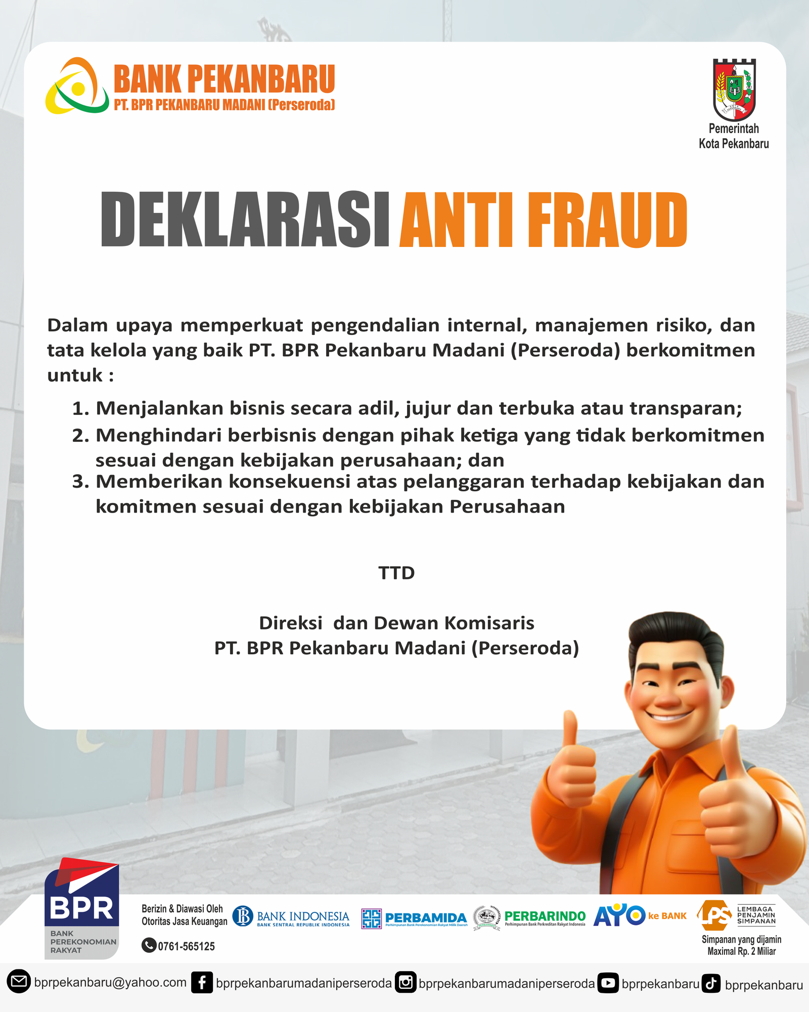 DEKLARASI ANTI FRAUD